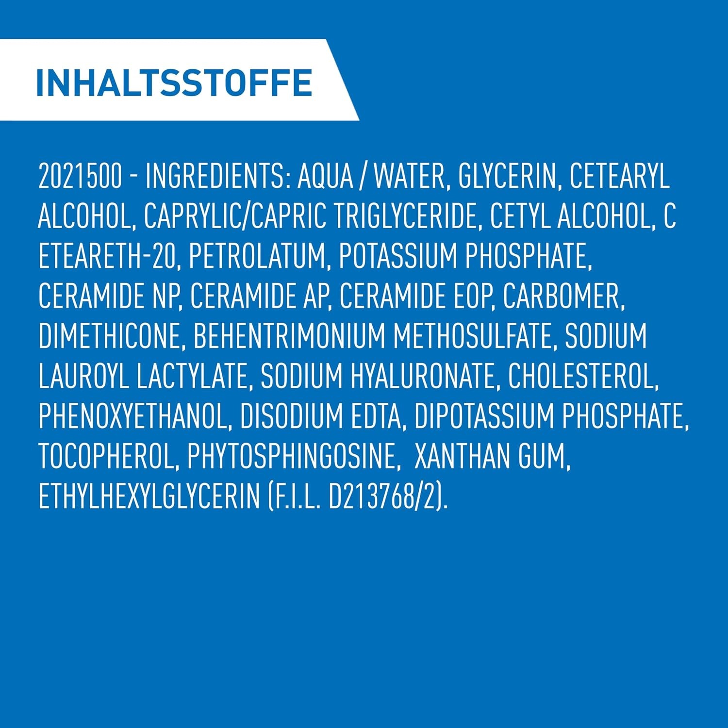 image:imageCeraVe Feuchtigkeitscreme fr Krper und Gesicht Langanhaltende Feuchtigkeit fr trockene bis sehr trockene Haut Seidige Textur Mit Hyaluron und 3 essenziellen Ceramiden 2 x 454 g908 g 1er Pack