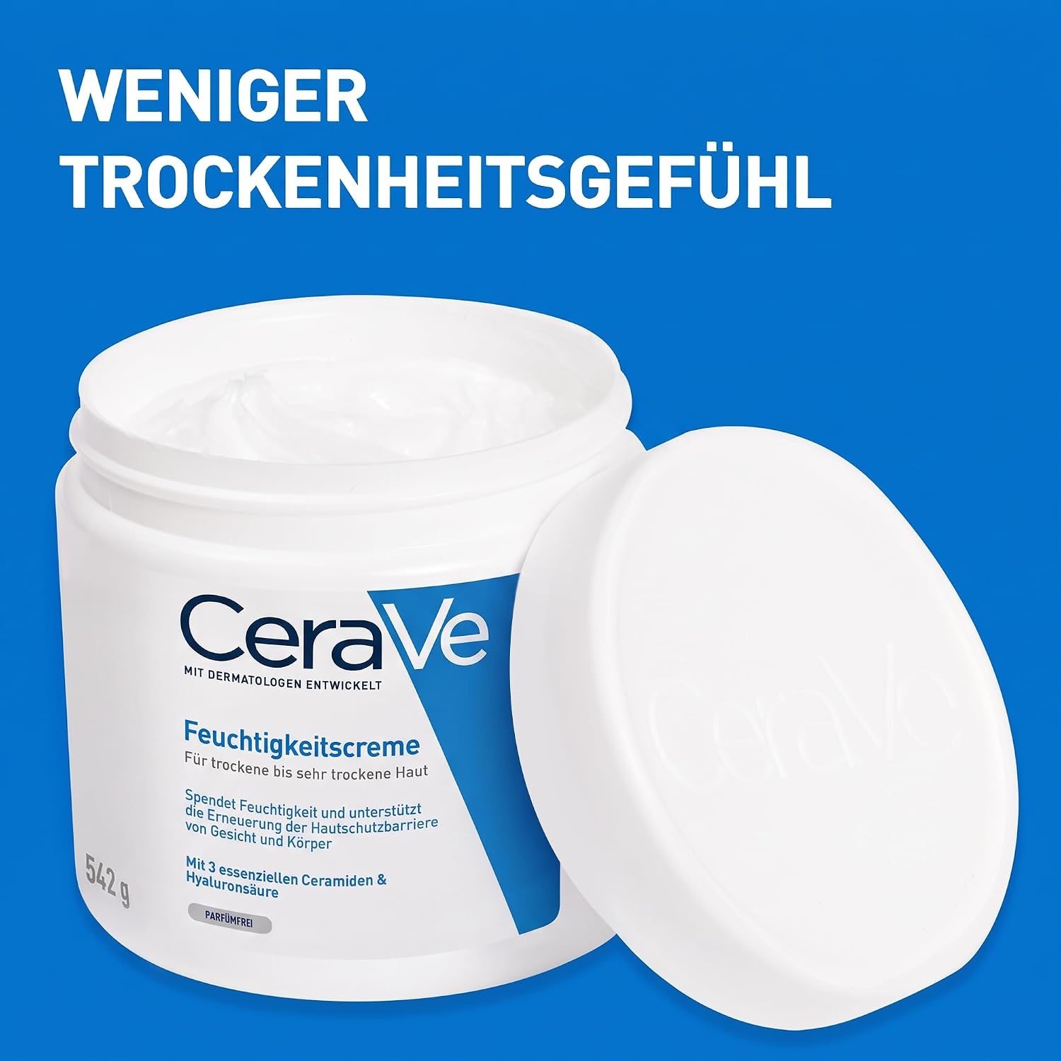 image:imageCeraVe Feuchtigkeitscreme fr trockene Haut Krper amp GesichtCreme