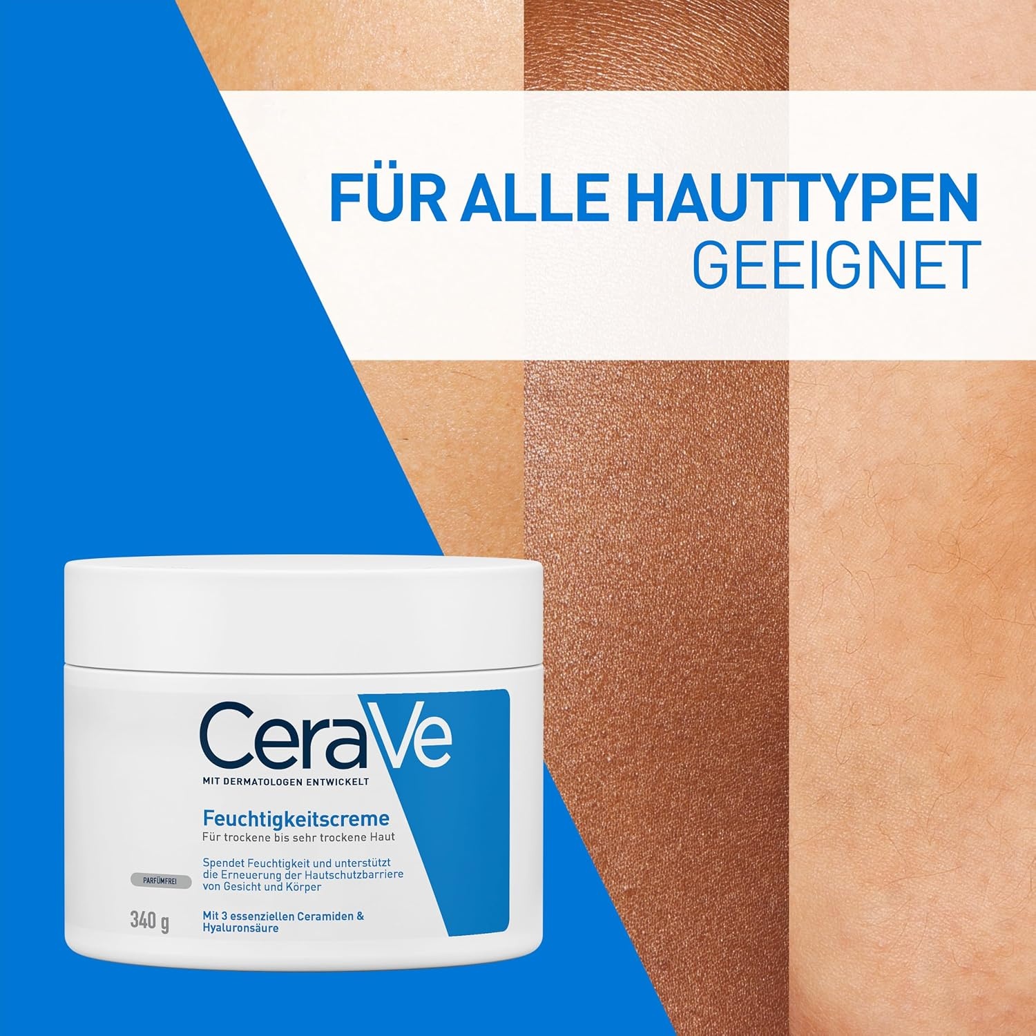 image:imageCeraVe Feuchtigkeitscreme fr trockene Haut Krper amp GesichtCreme