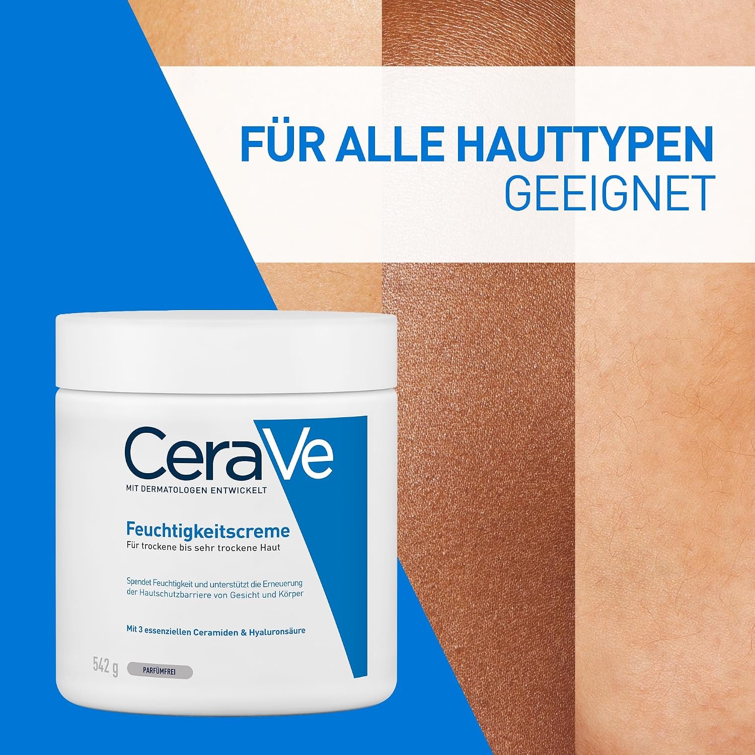 image:imageCeraVe Feuchtigkeitscreme fr trockene Haut Krper amp GesichtCreme