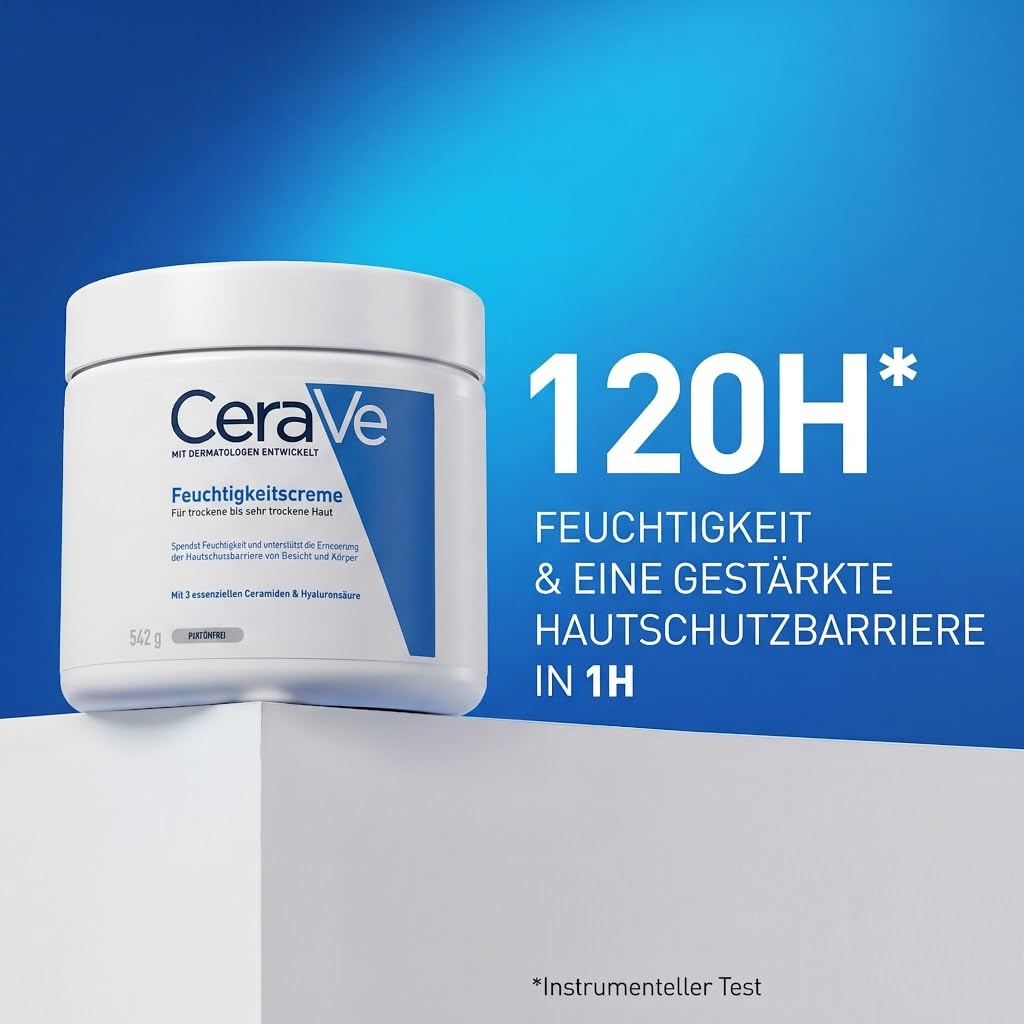 image:imageCeraVe Feuchtigkeitscreme fr trockene Haut Krper amp GesichtCreme