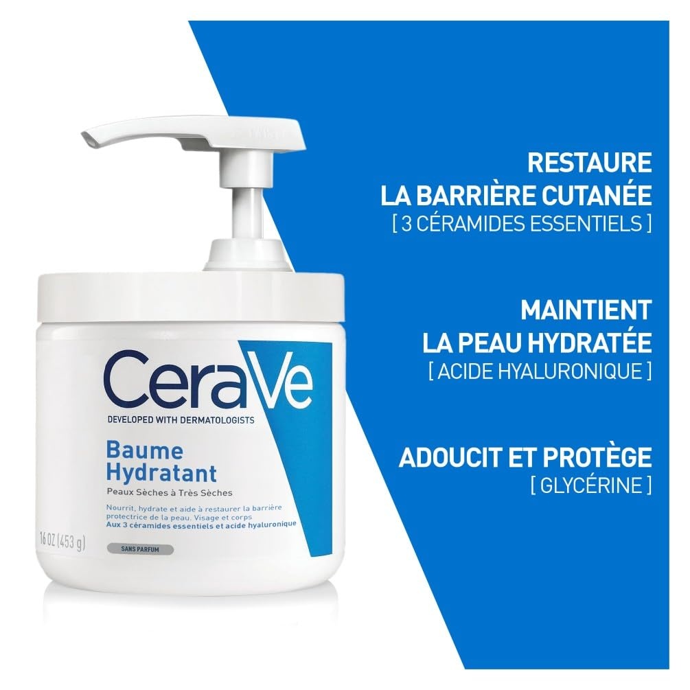 image:imageCeraVe Feuchtigkeitscreme fr trockene Haut Krper amp GesichtCreme mit Spender