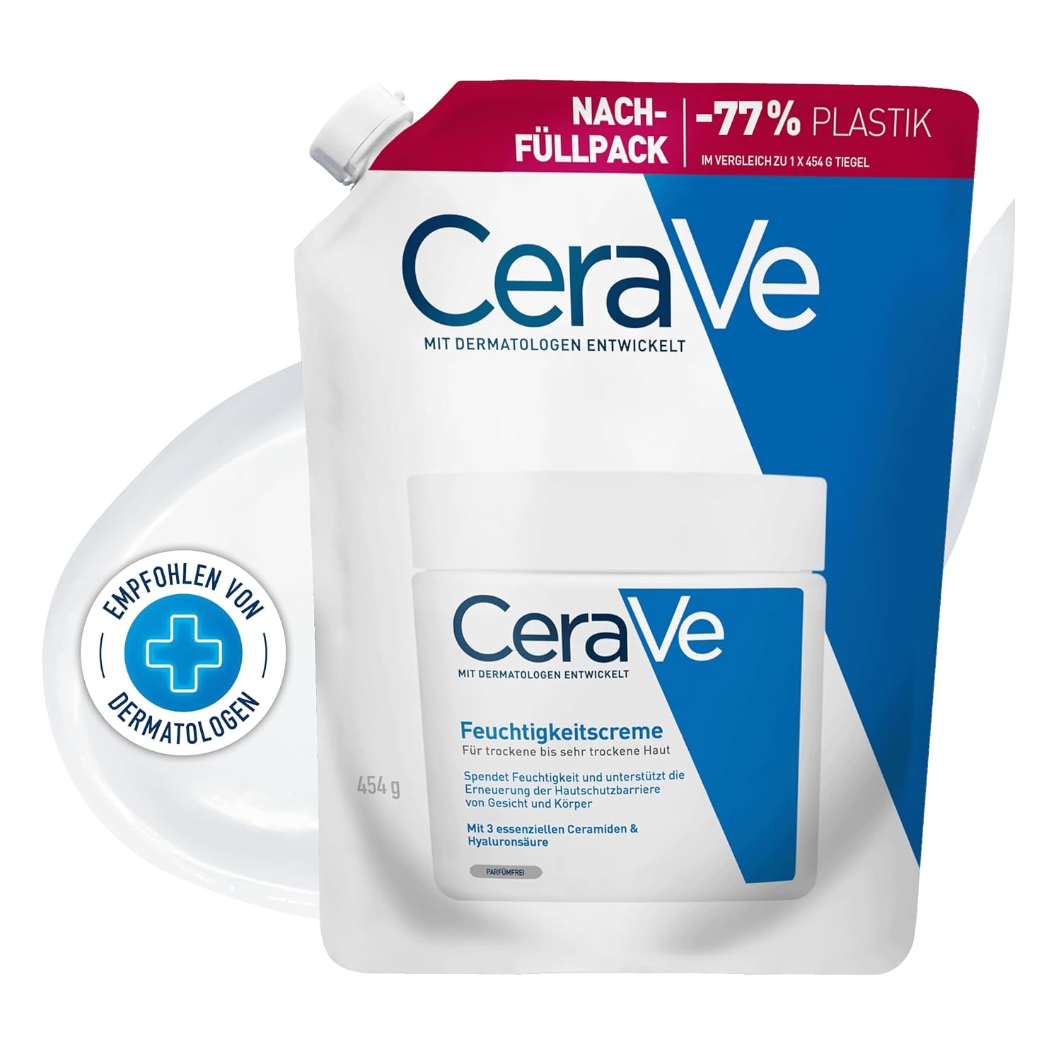 image:imageCeraVe Feuchtigkeitscreme fr trockene Haut Krper amp GesichtRefill