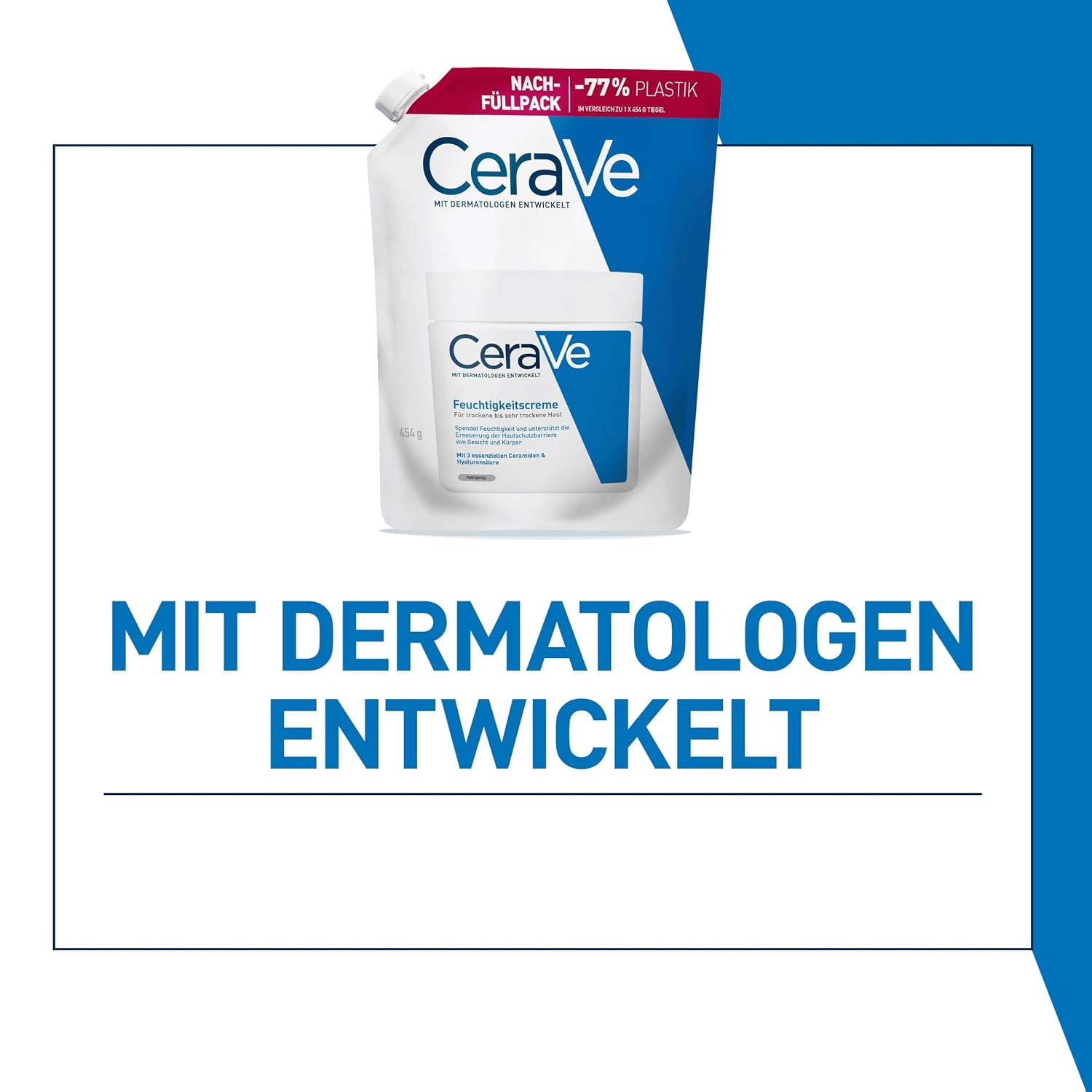 image:imageCeraVe Feuchtigkeitscreme fr trockene Haut Krper amp GesichtRefill