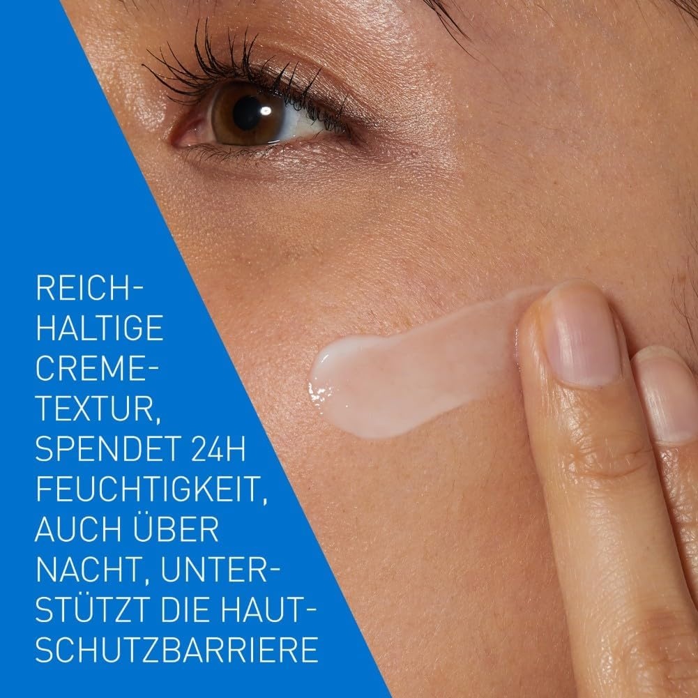 image:imageCeraVe Feuchtigkeitsspendende Gesichtscreme fr normale bis trockene Haut Ultraleichte Formel Mit Hyaluron Niacinamid und 3 essenziellen Ceramiden104 ml 1er Pack