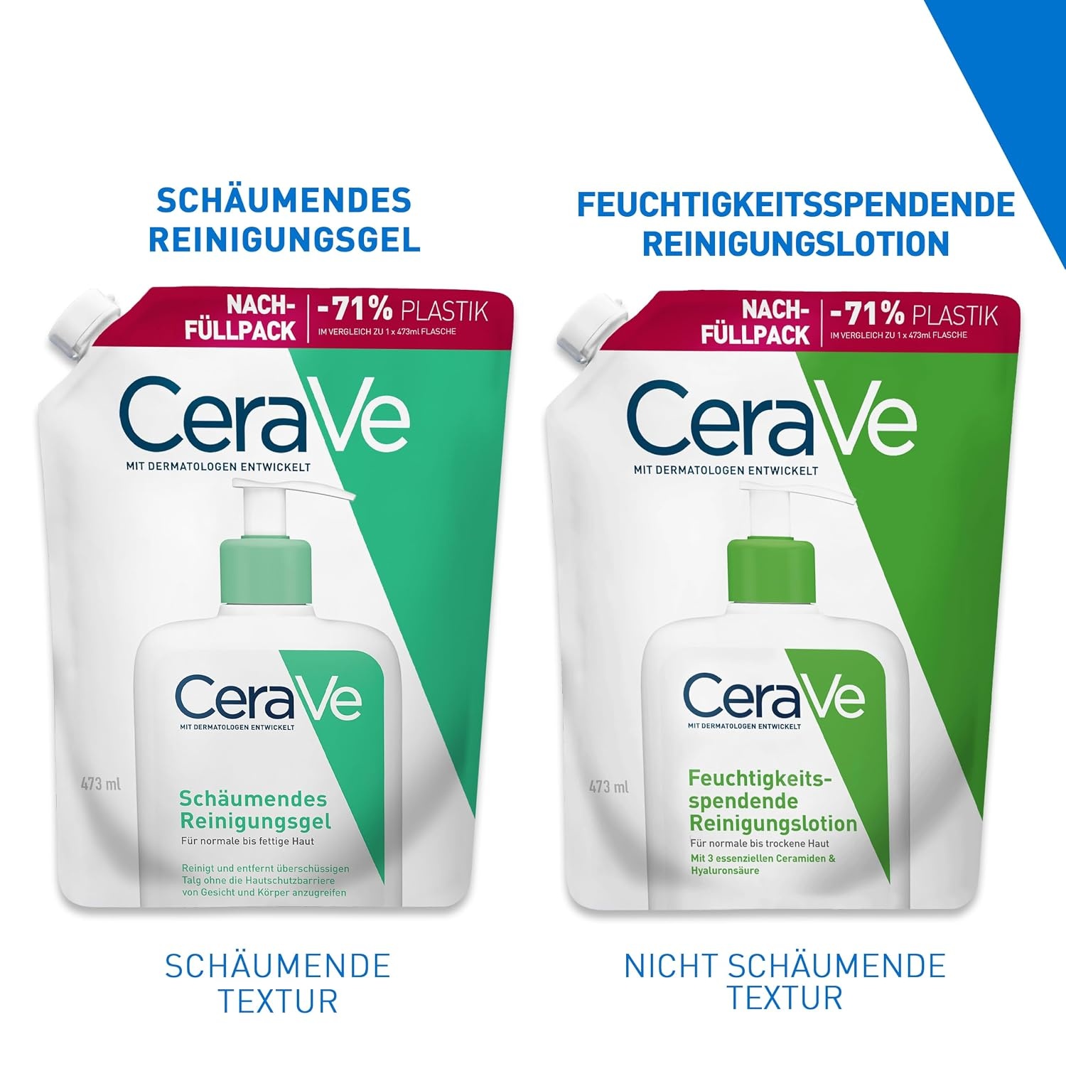 image:imageCeraVe Feuchtigkeitsspendende Reinigungslotion fr Gesicht amp KrperRefill