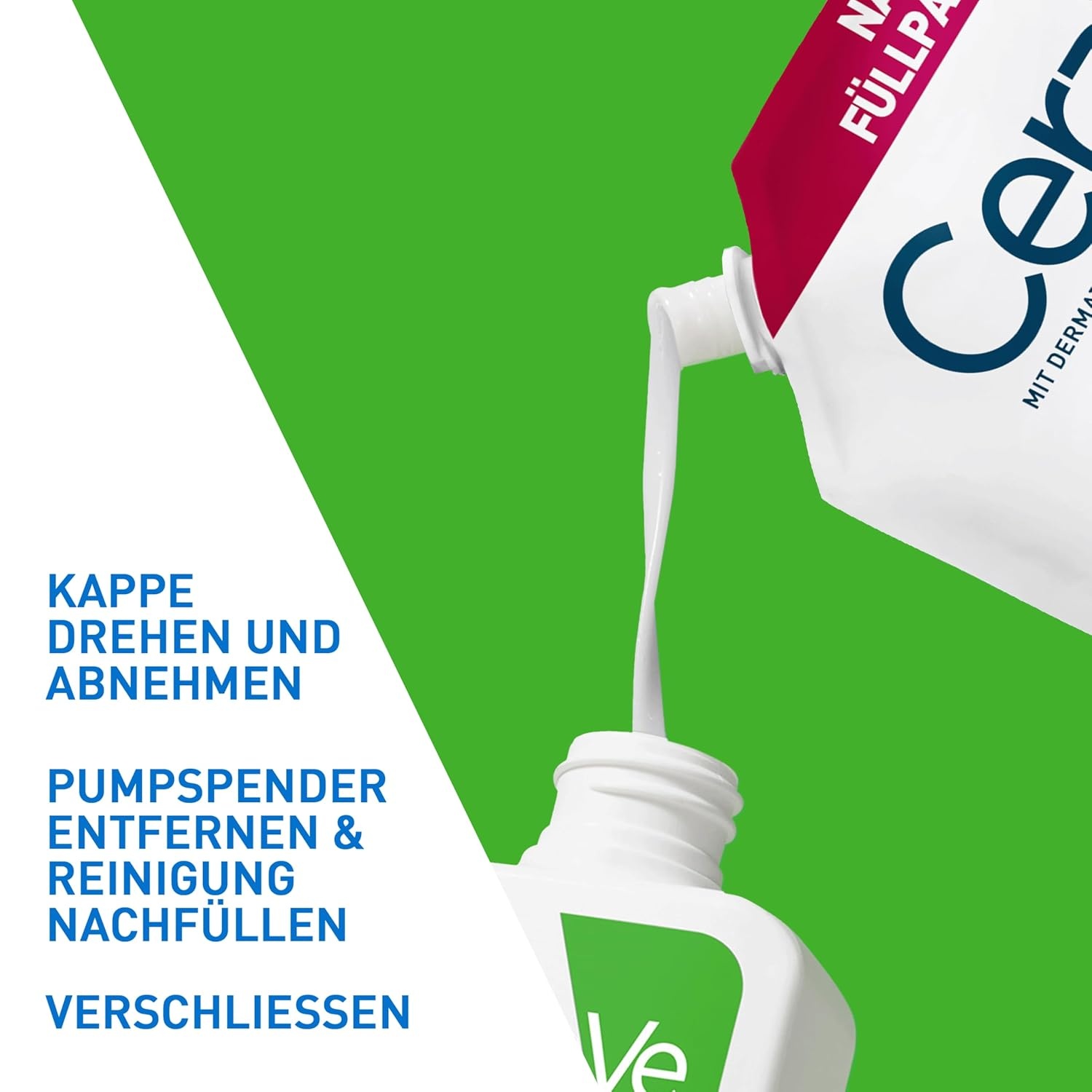 image:imageCeraVe Feuchtigkeitsspendende Reinigungslotion fr Gesicht amp KrperRefill