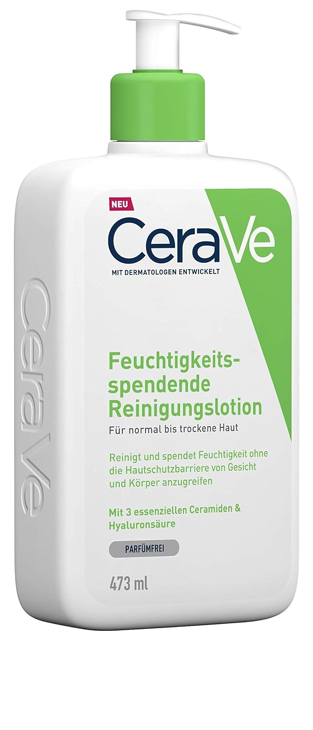 image:imageCeraVe Feuchtigkeitsspendende Reinigungslotion fr Gesicht und Krper Normale bis trockene Haut Mit Hyaluron und 3 essenziellen Ceramiden7883 ml 6er Pack