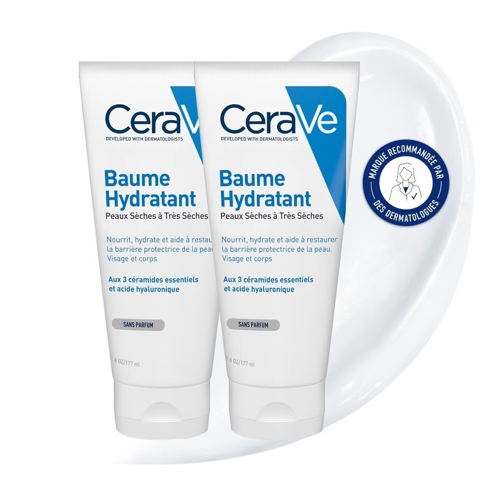 image:imageCeraVe Feuchtigkeitscreme fr Krper und Gesicht Creme fr trockene bis sehr trockene Haut Mit Hyaluron und 3 essenziellen Ceramiden 1 x 177ml354 ml 1er Pack