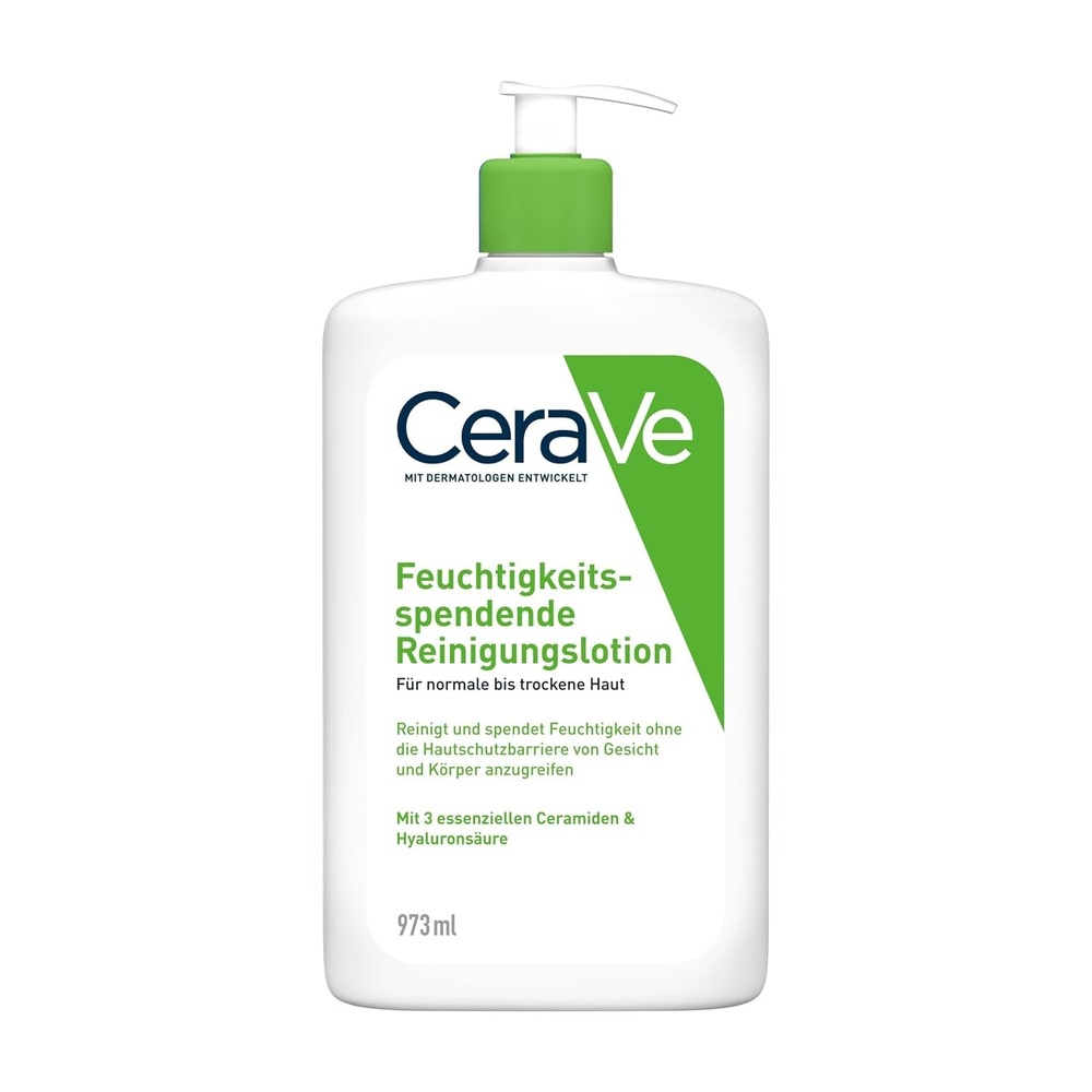 image:imageCeraVe Feuchtigkeitsspendende Reinigungslotion fr Gesicht amp KrperLotion