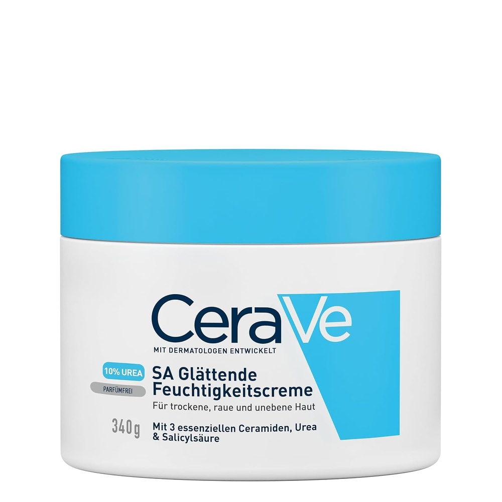 image:imageCeraVe SA Urea Glttende Feuchtigkeitscreme fr den Krper Creme fr trockene raue und unebene Haut Mit Urea Salicylsure Hyaluron und 3 essenziellen Ceramiden340 g
