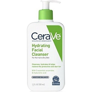 CeraVe Feuchtigkeitsspendende Reinigungslotion für Gesicht und Körper, Normale bis trockene Haut, Mit Hyaluron und 3 essenziellen Ceramiden(355 ml (1er Pack))