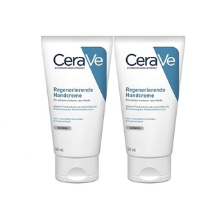 CeraVe Regenerierende Handcreme für extrem trockene, raue Hände, Mit Hyaluron und 3 essenziellen Ceramiden(100 ml (1er Pack))